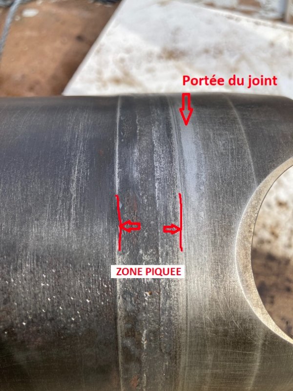 C'est la chemise la plus correcte, les autres la zone d'appui du joint ne se voit presque pas